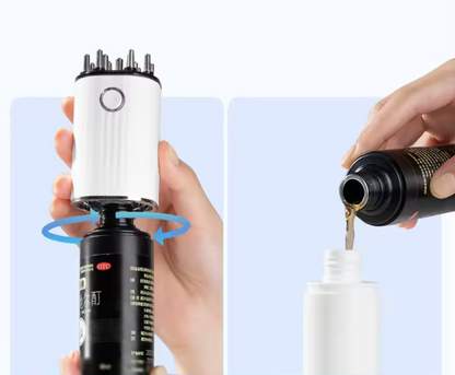 Applicateur d’Huile Capillaire Précis — Contrôle, Soin & Brillance